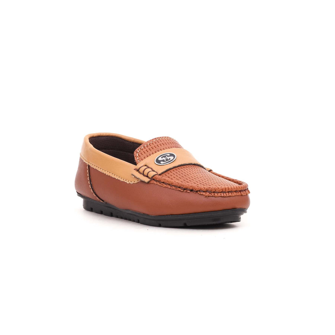 Boys Mustard Formal Moccasin KD0510