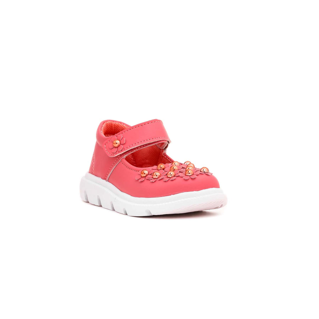 Girls Pink Casual Pumps KD0545