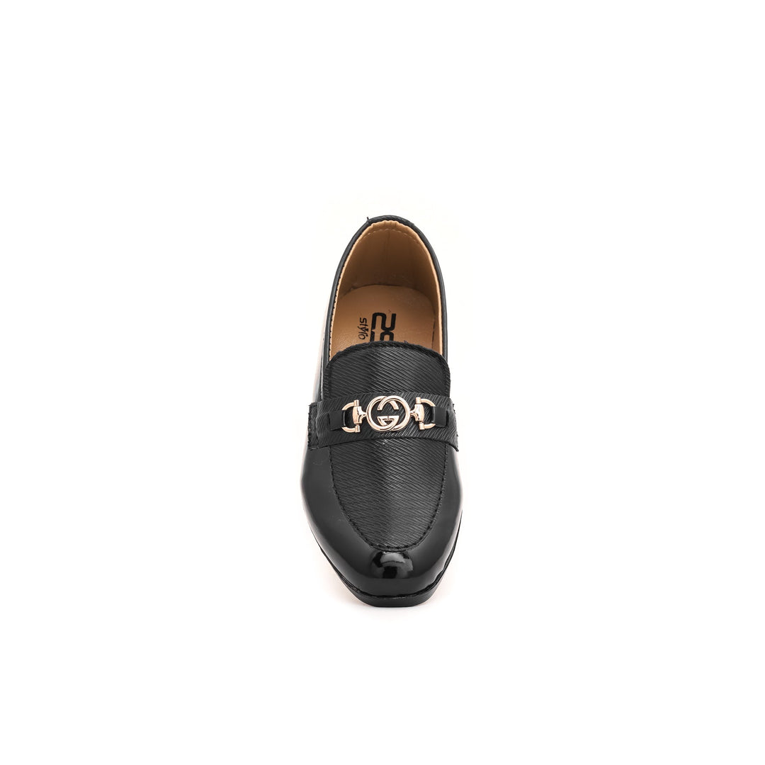 Boys Black Formal Shoes KD0697