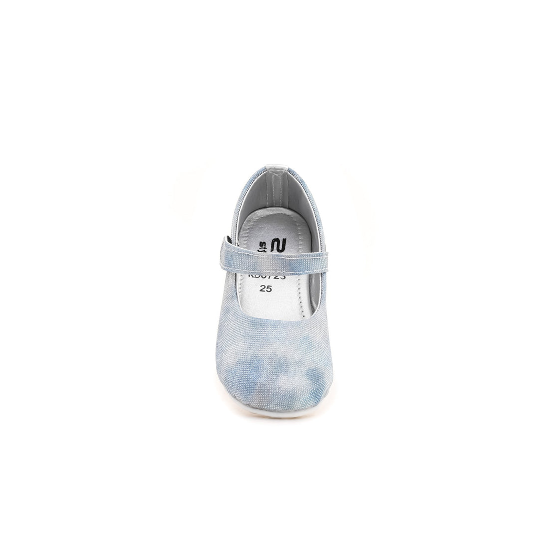 Girls Silver Fancy Pumps KD0723