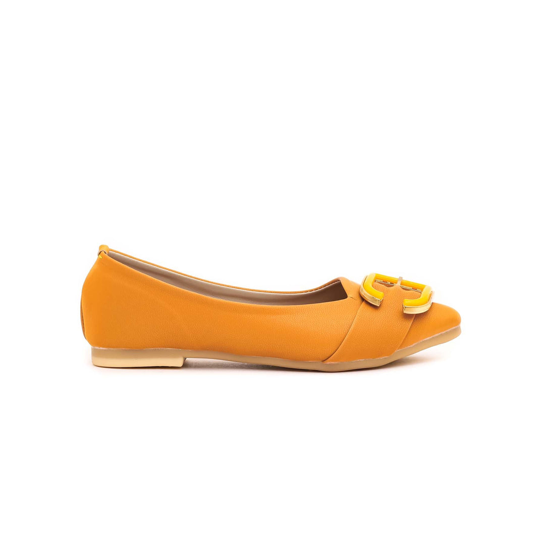 Girls Yellow Formal Pumps KD0727