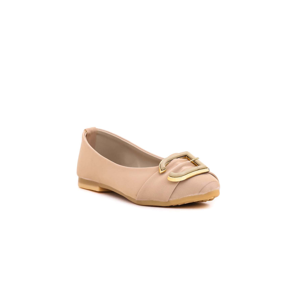 Girls Beige Formal Pumps KD0727