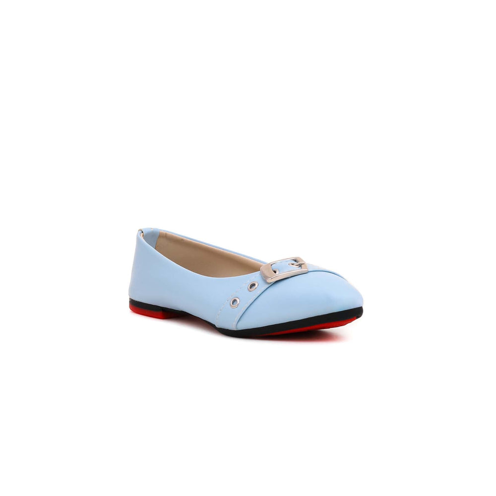 Girls Sky Blue Casual Pumps KD0737