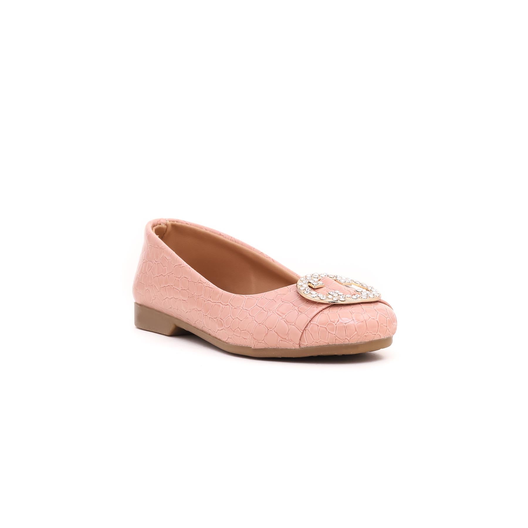 Girls Pink Casual Pumps KD0756