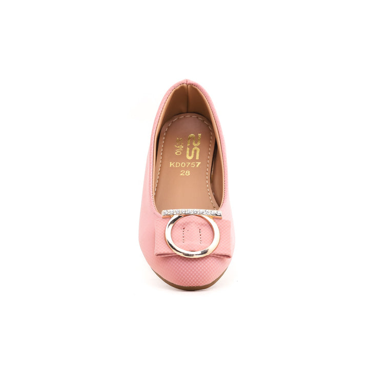 Girls Pink Casual Pumps KD0757