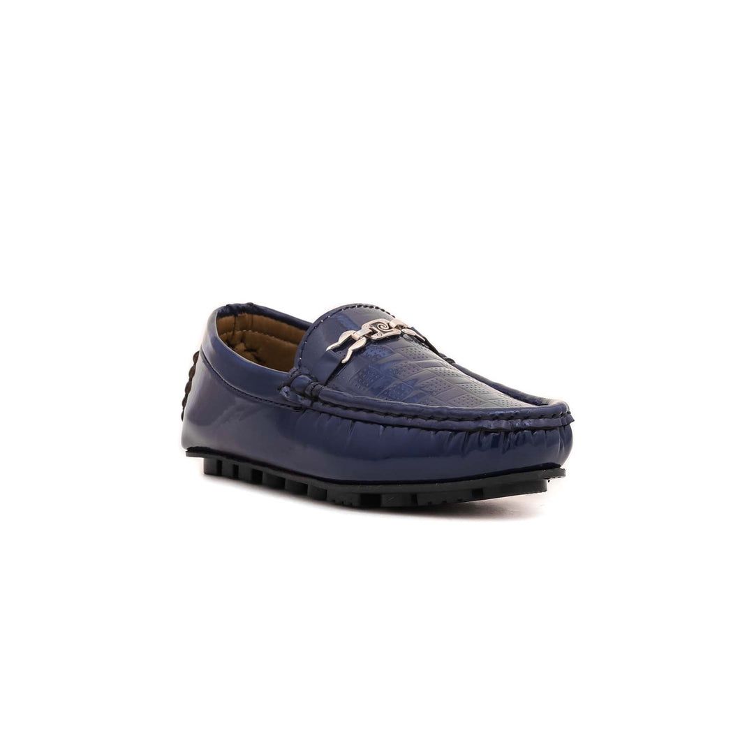 Boys Navy Formal Moccasin KD0760