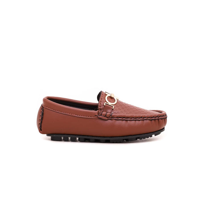 Boys Coffee Formal Moccasin KD0766