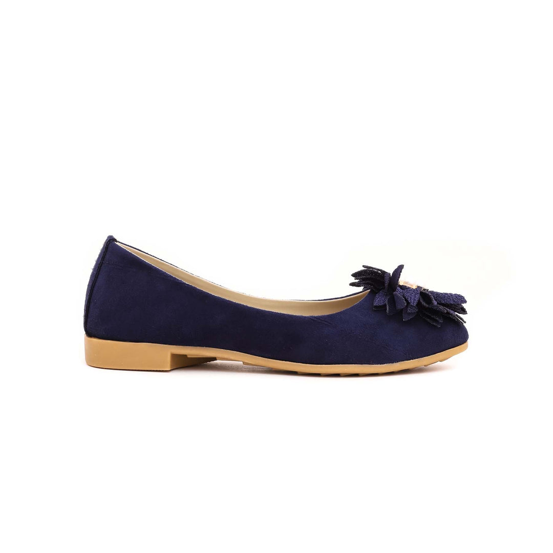 Girls Navy Casual Pumps KD0769