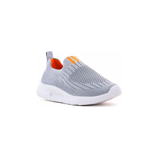 Girls Grey Casual Canvas KD1332