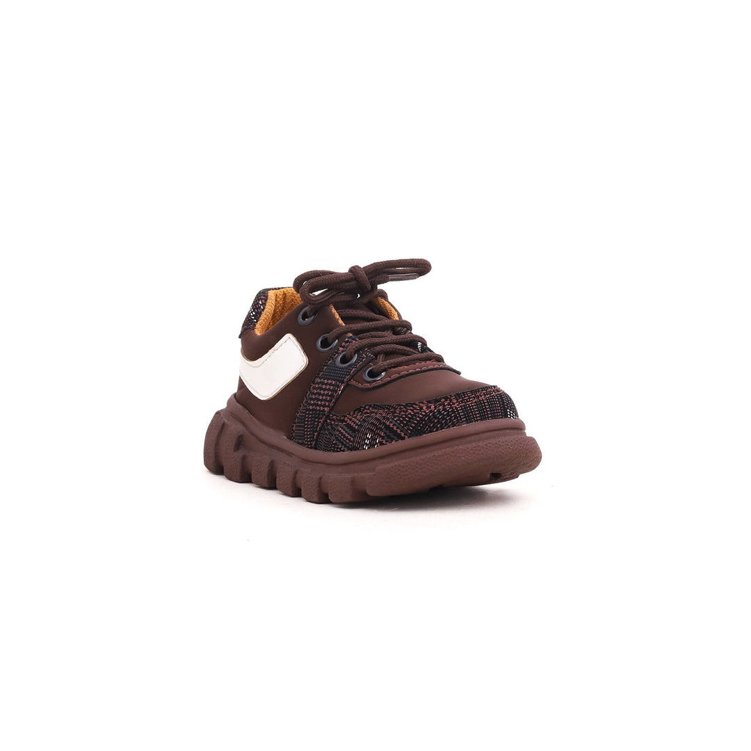 Boys Brown Casual Jogger KD1459