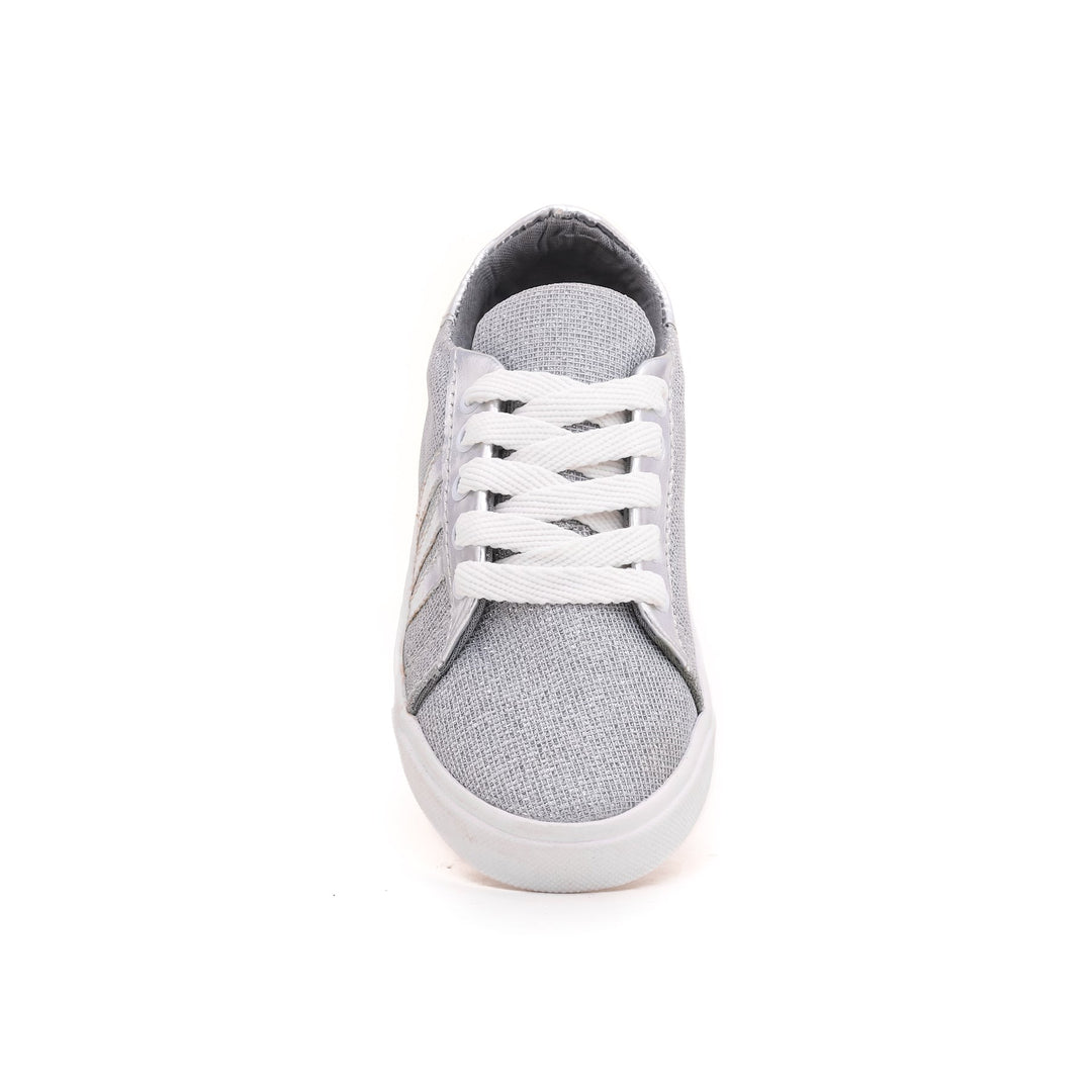 Girls Silver Casual Jogger KD1594