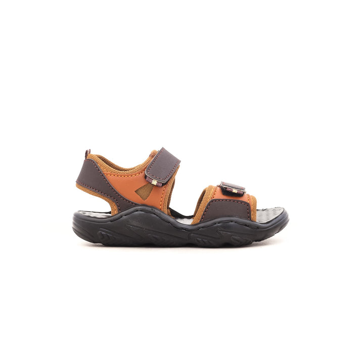 Boys Brown Formal Sandal KD4682