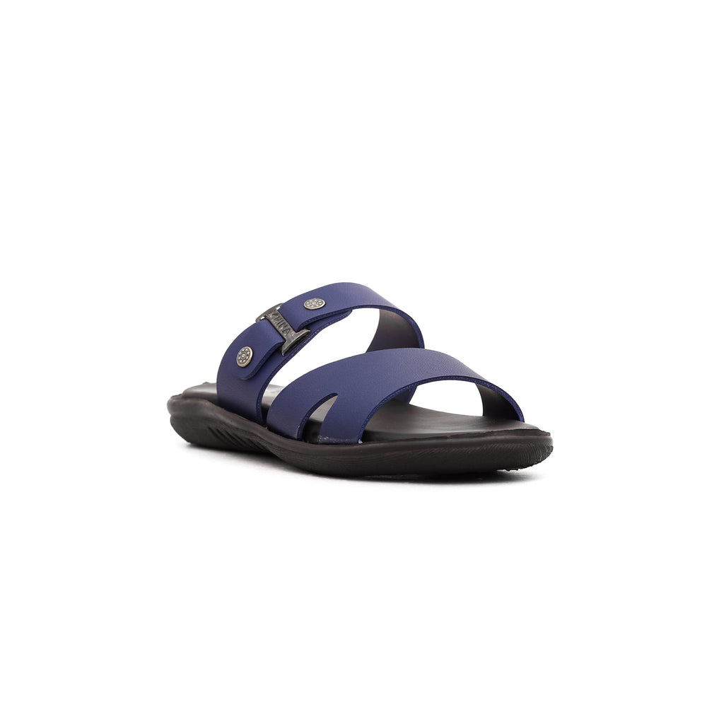 Boys Navy Formal Slipper KD4694