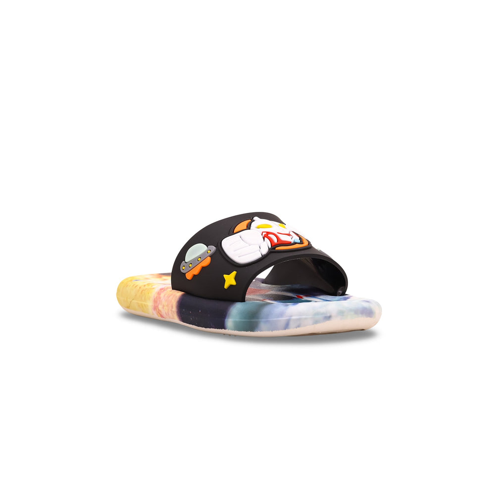 Boys Black Casual Flip Flop KD4699