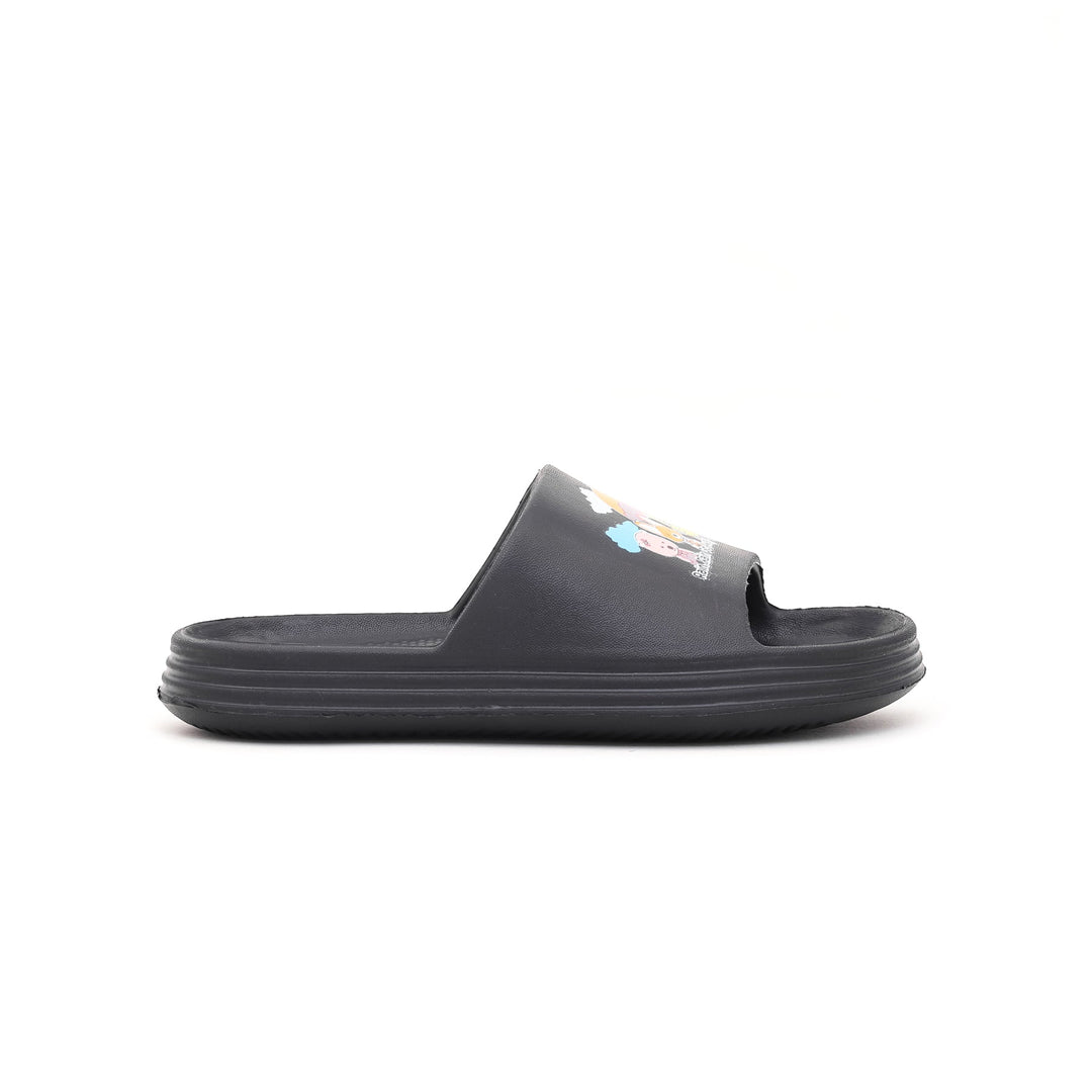 Girls Black Casual Flip Flop KD5301