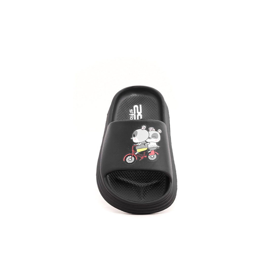 Girls Black Casual Flip Flop KD5313