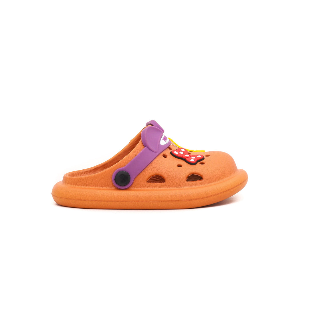 Girls Orange Casual Flip Flop KD5317