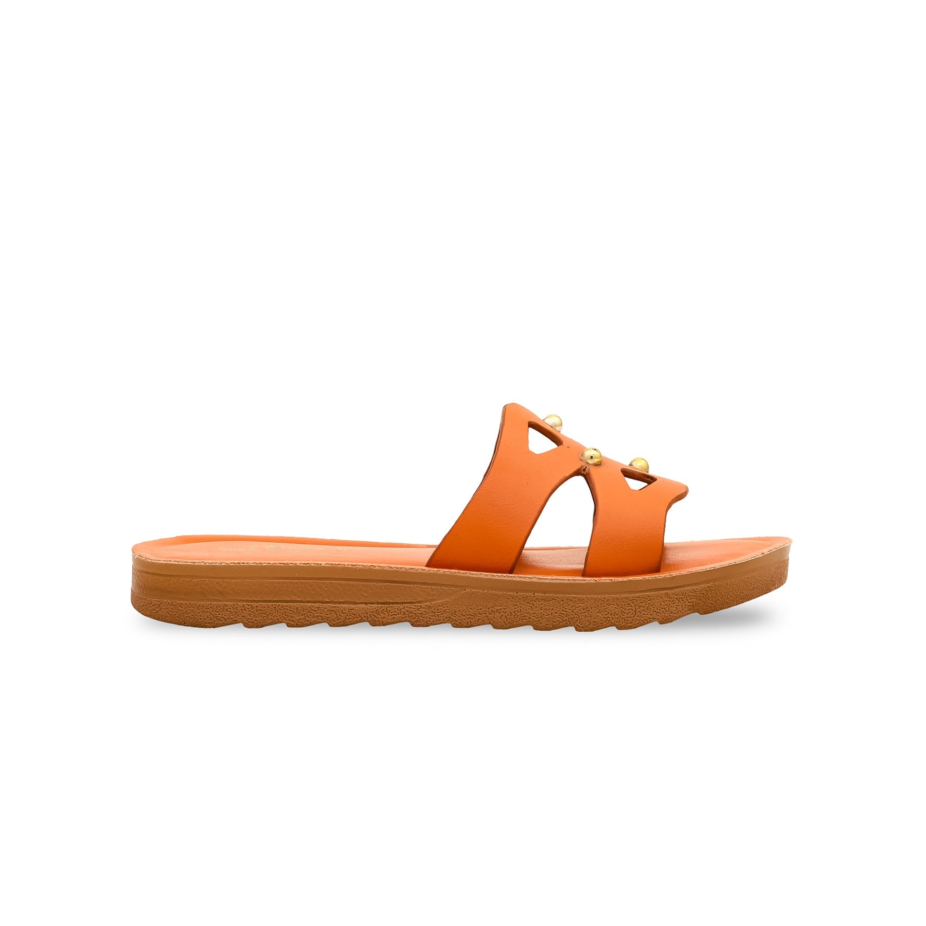 Girls Orange Casual Slipper KD5334