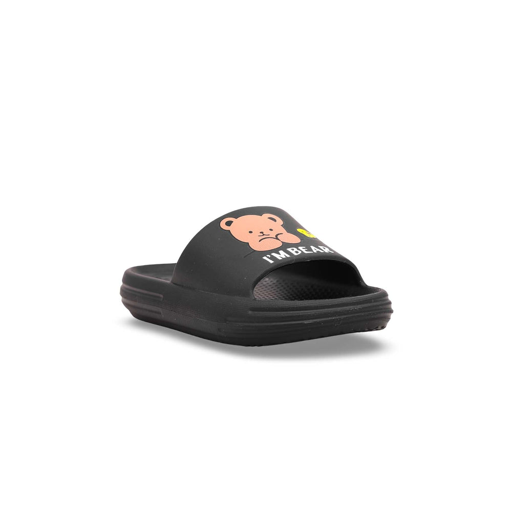 Girls Black Casual Flip Flop KD5380