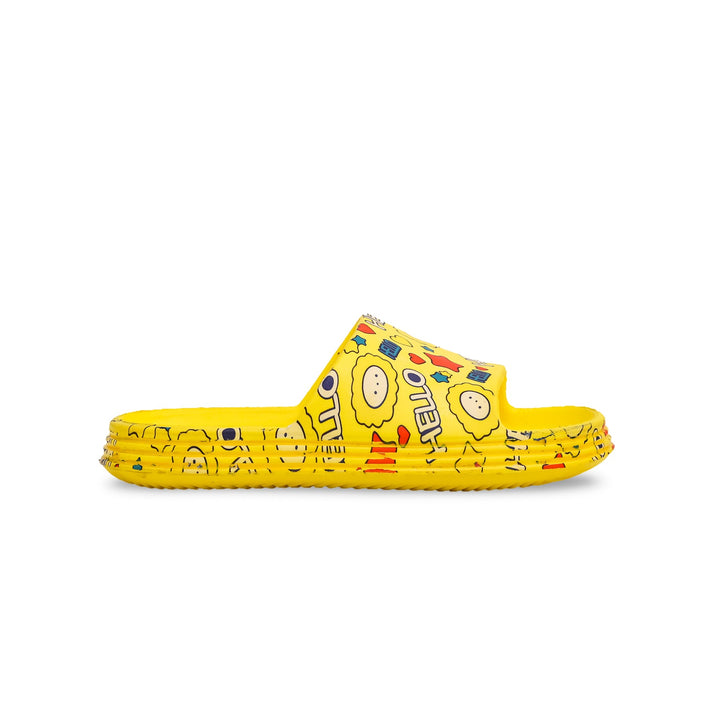 Girls Yellow Casual Flip Flop KD5480