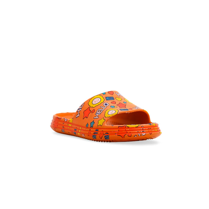 Girls Orange Casual Flip Flop KD5480