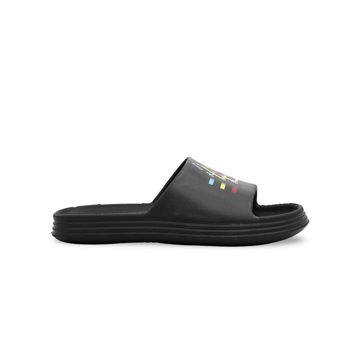 Boys Black Casual Flip Flop KD5489