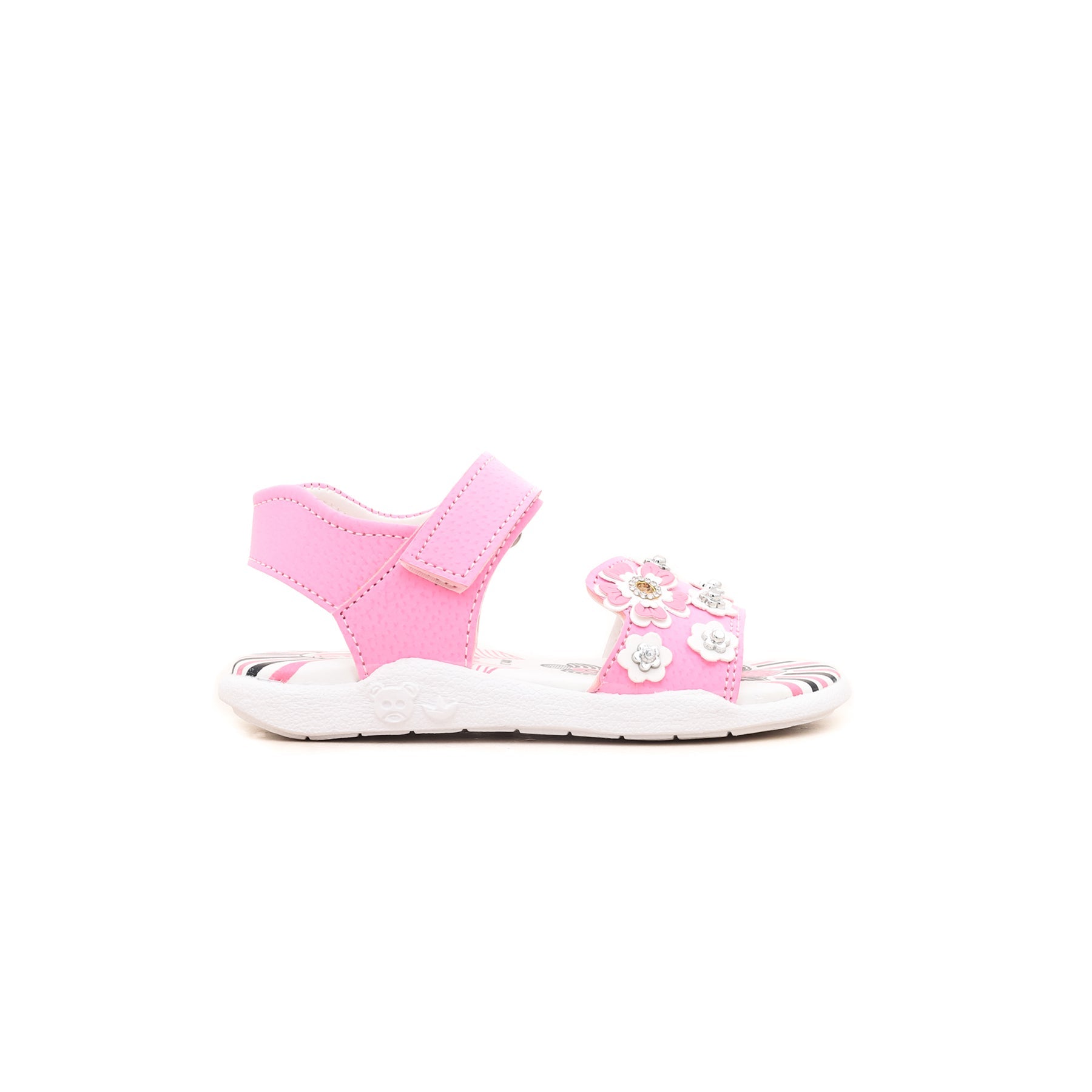 Girls Pink Casual Sandal KD7400