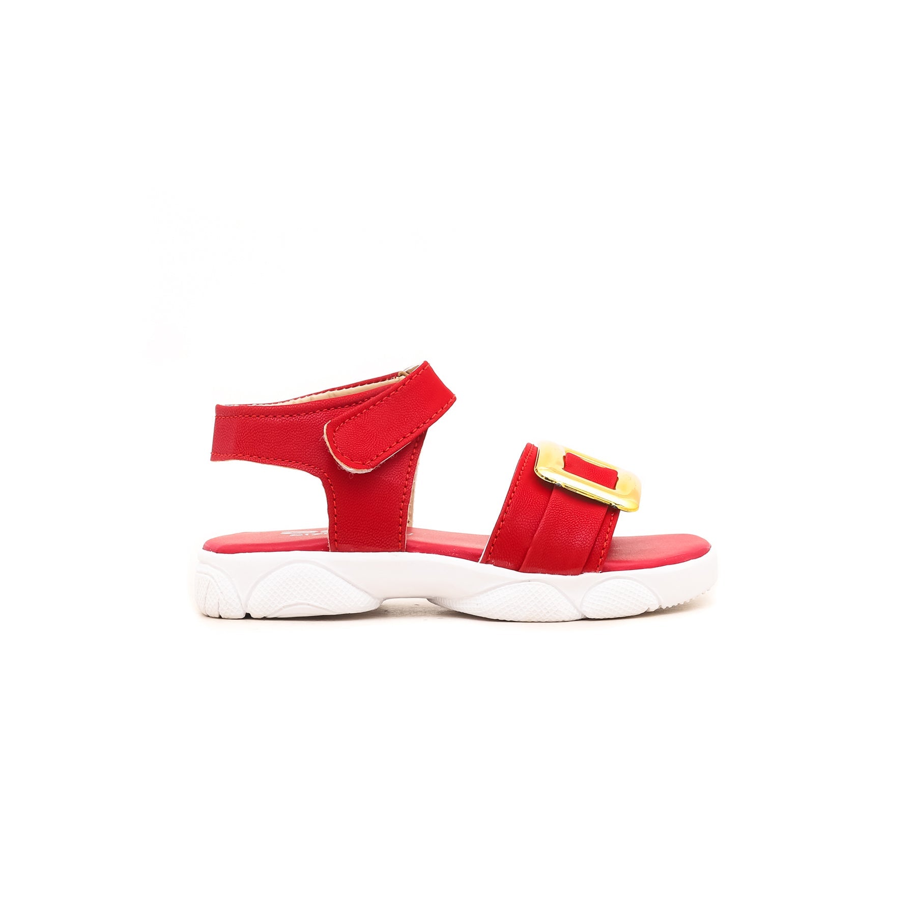 Red sales casual sandals