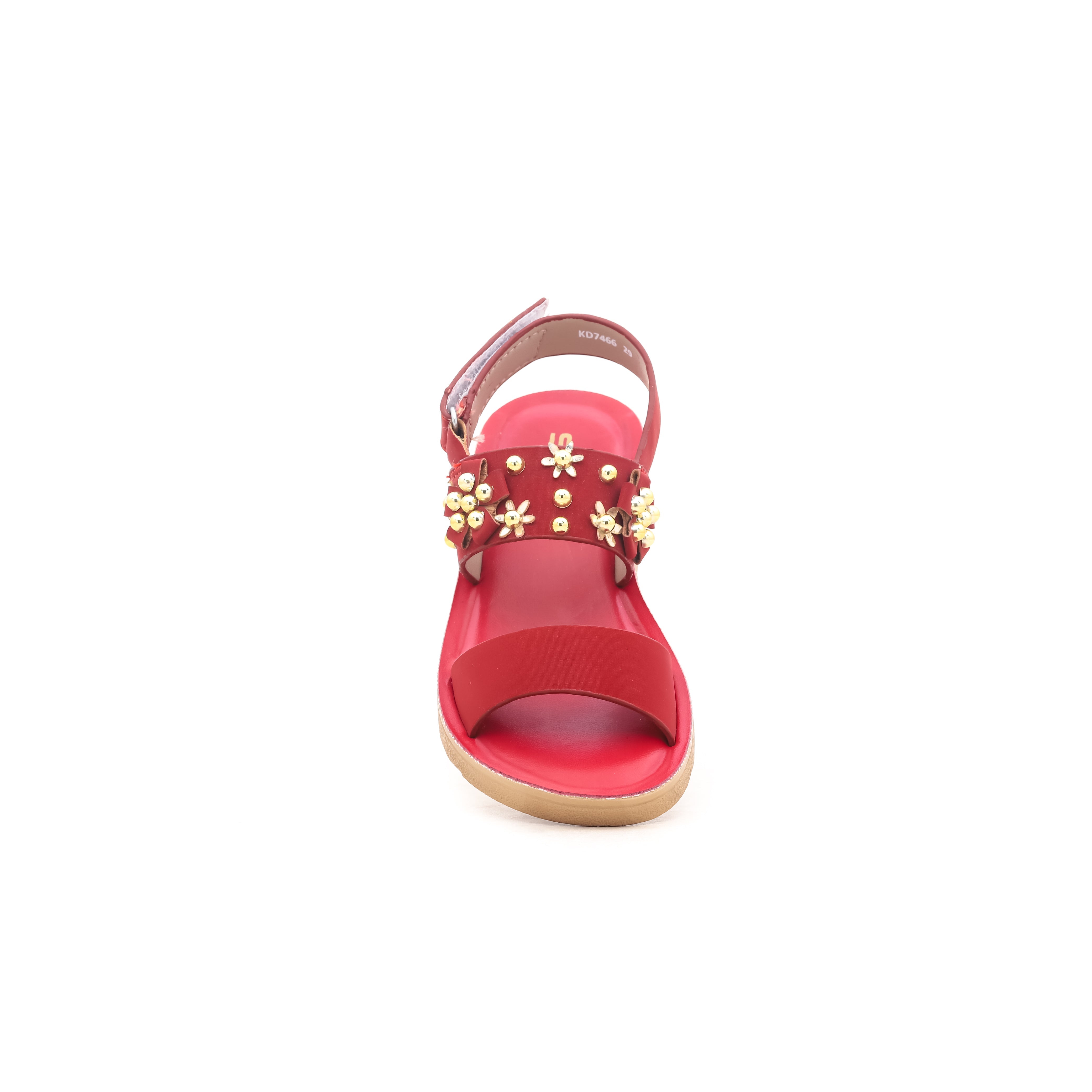 Girls Red Casual Sandal KD7466