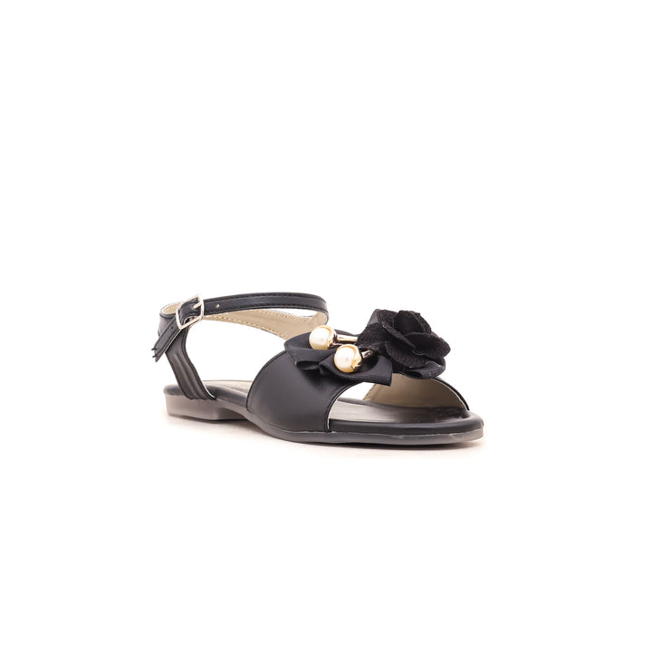 Girls Black Formal Sandal KD7509