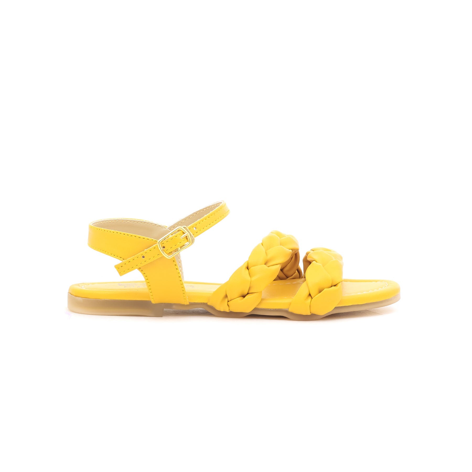 Girls Yellow Casual Sandal KD7510