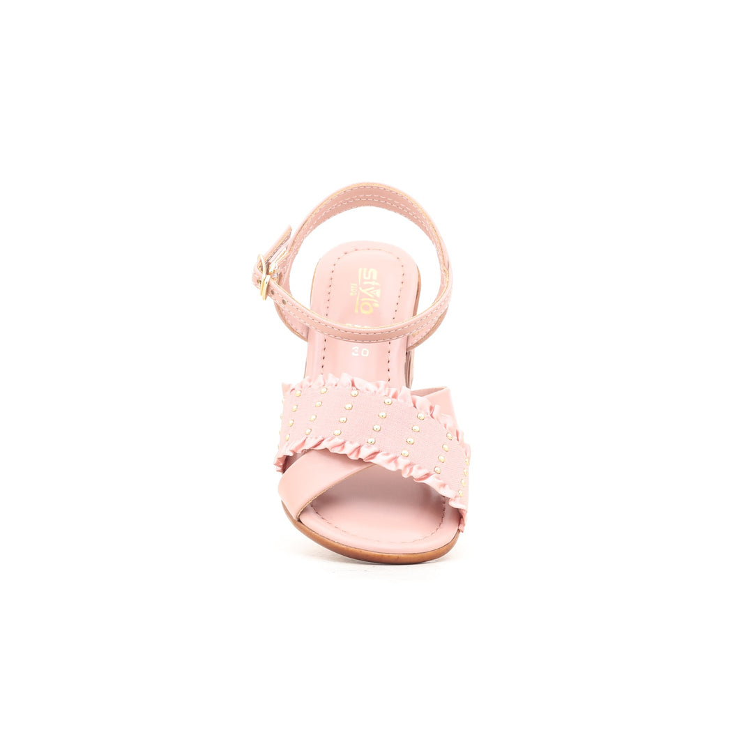 Girls Pink Formal Sandal KD7527