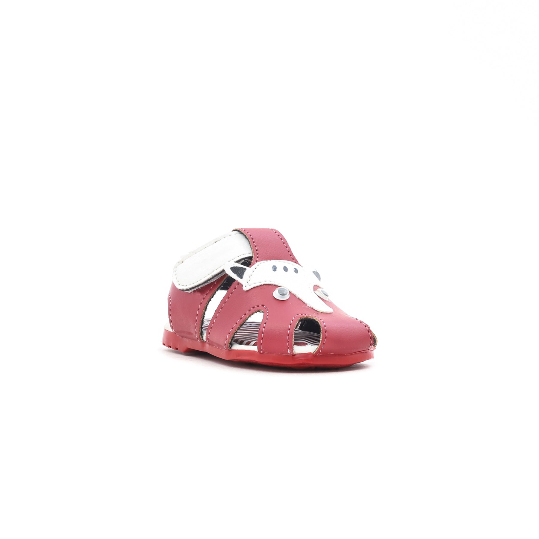 Babies Maroon Casual Sandal KD7545