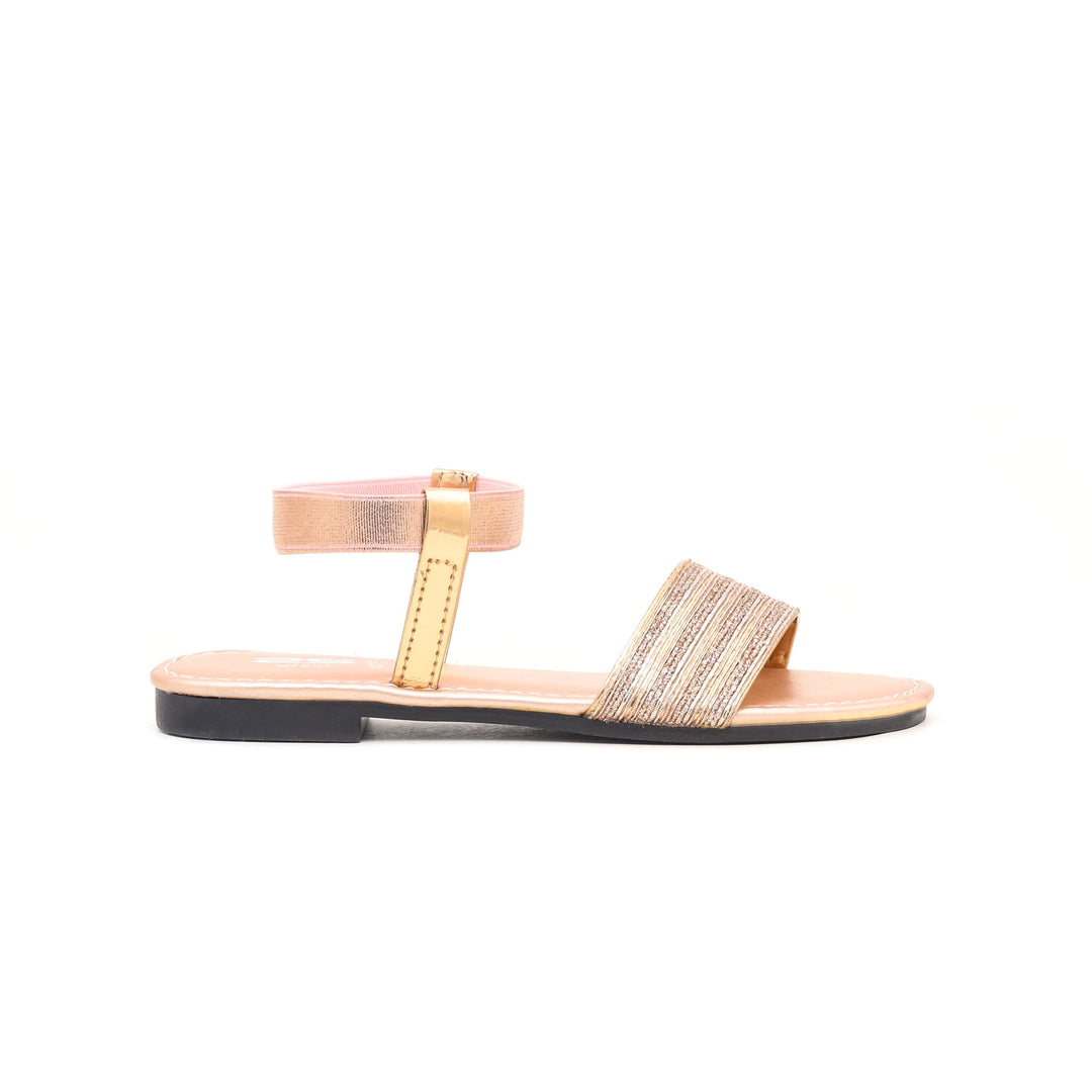 Girls Peach Casual Sandal KD7575