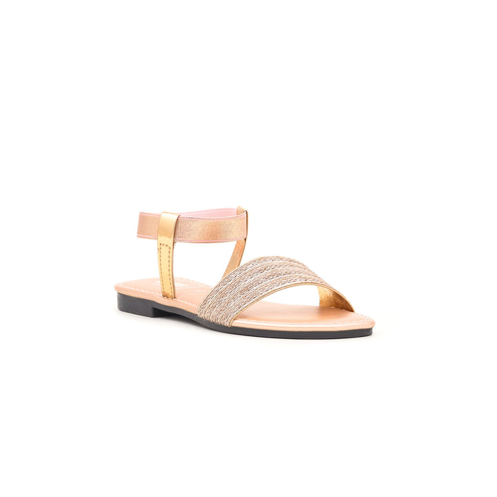 Girls Peach Casual Sandal KD7575