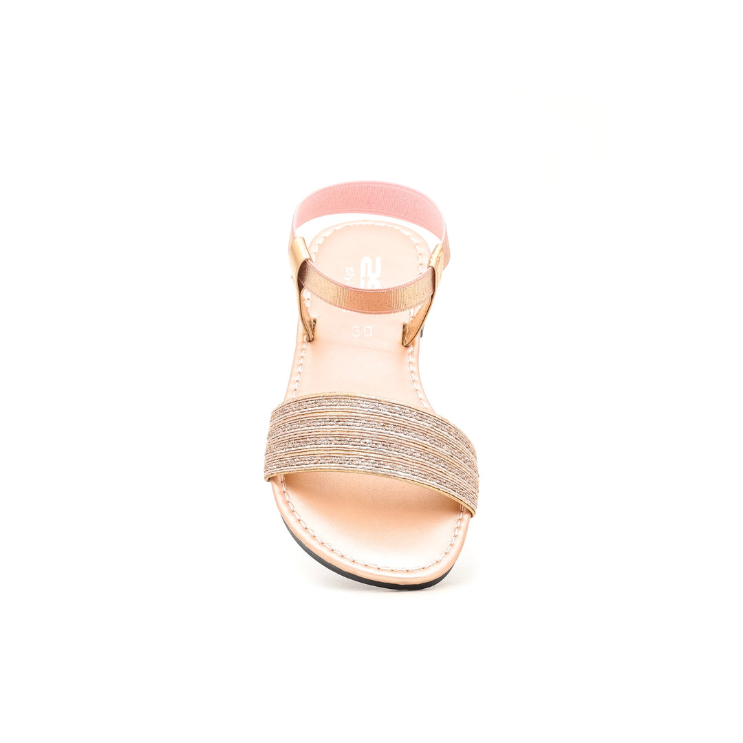Girls Peach Casual Sandal KD7575