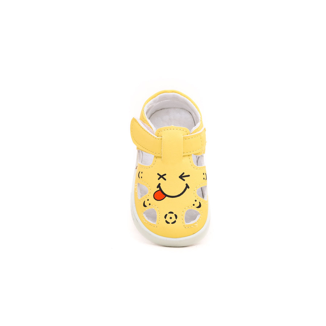 Babies Yellow Casual Booties KD7777