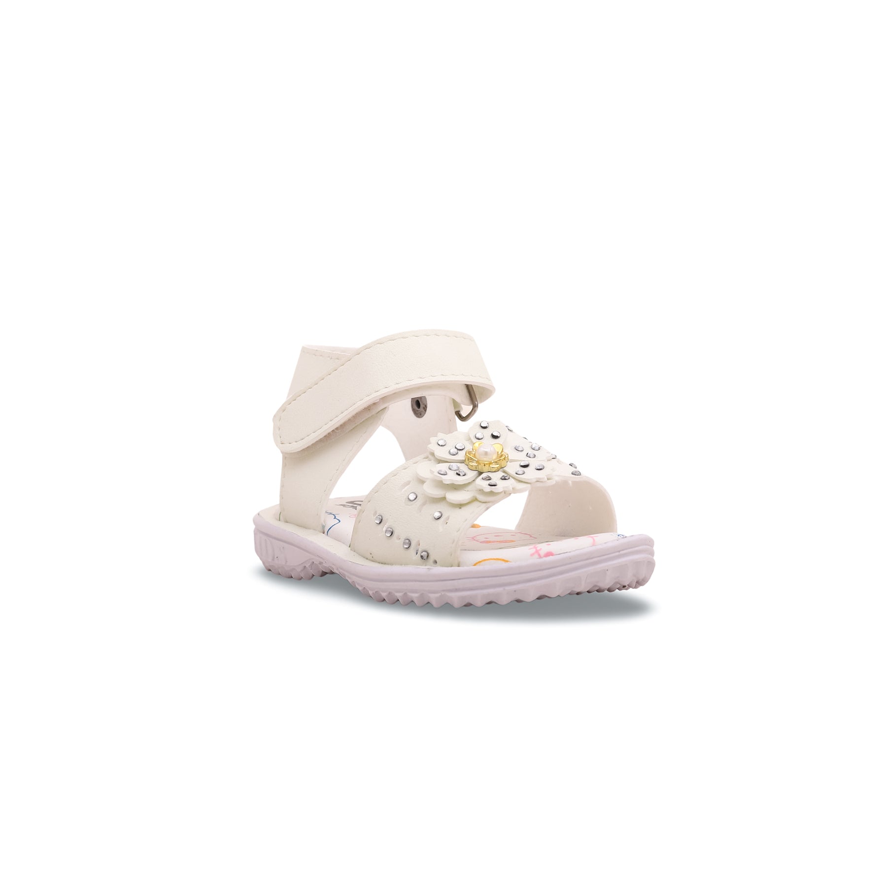 Babies Cream Casual Sandal KD7785
