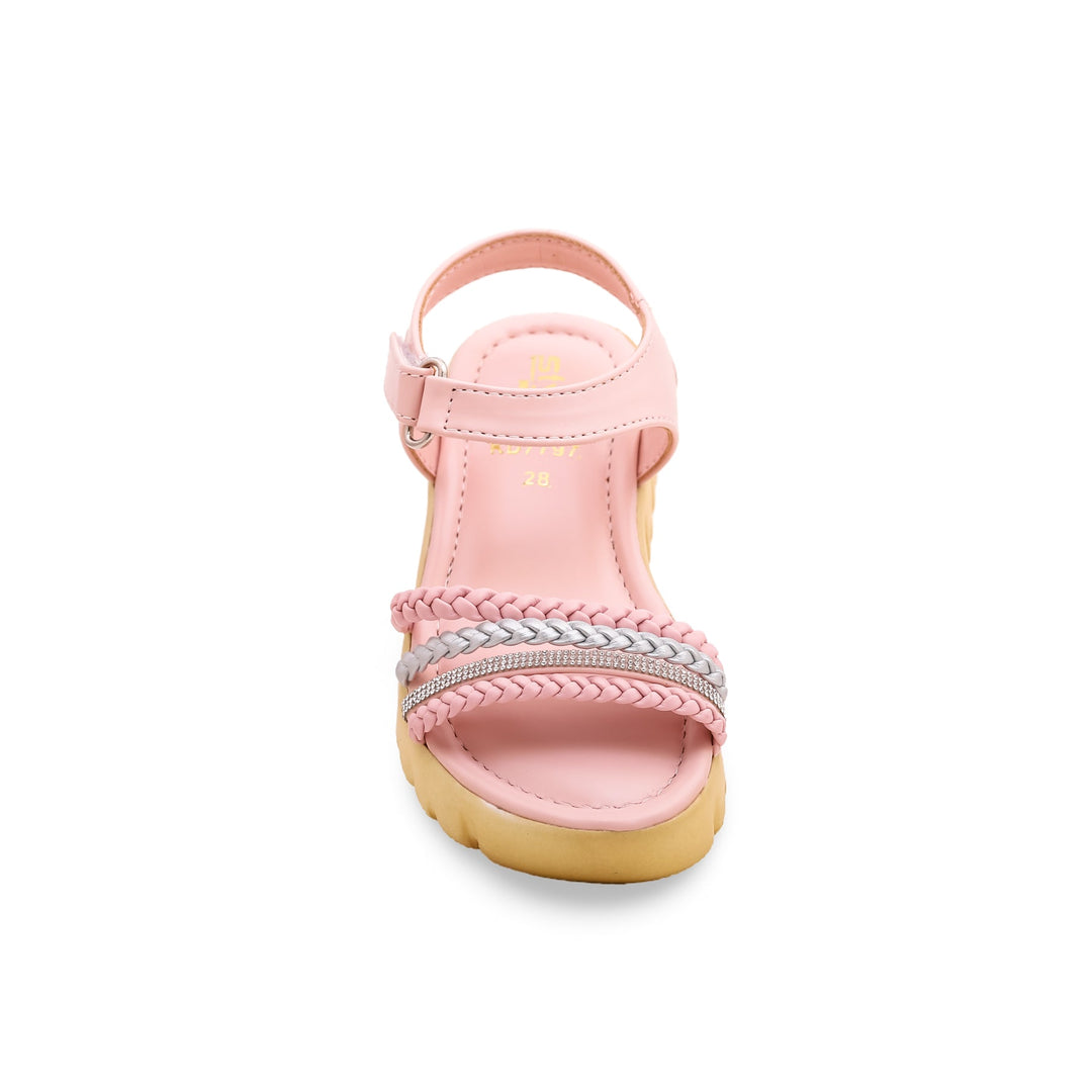 Girls Pink Formal Sandal KD7797