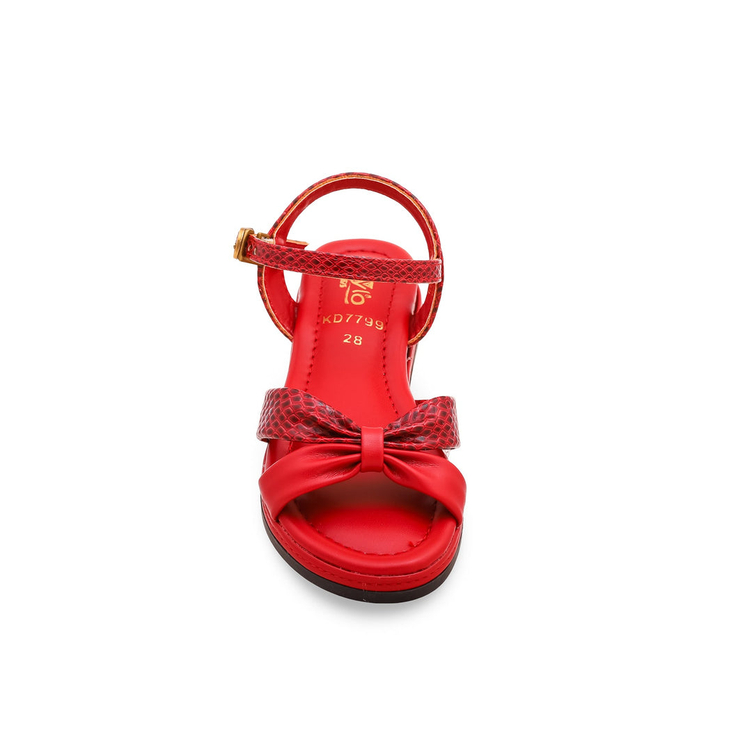 Girls Red Formal Sandal KD7799