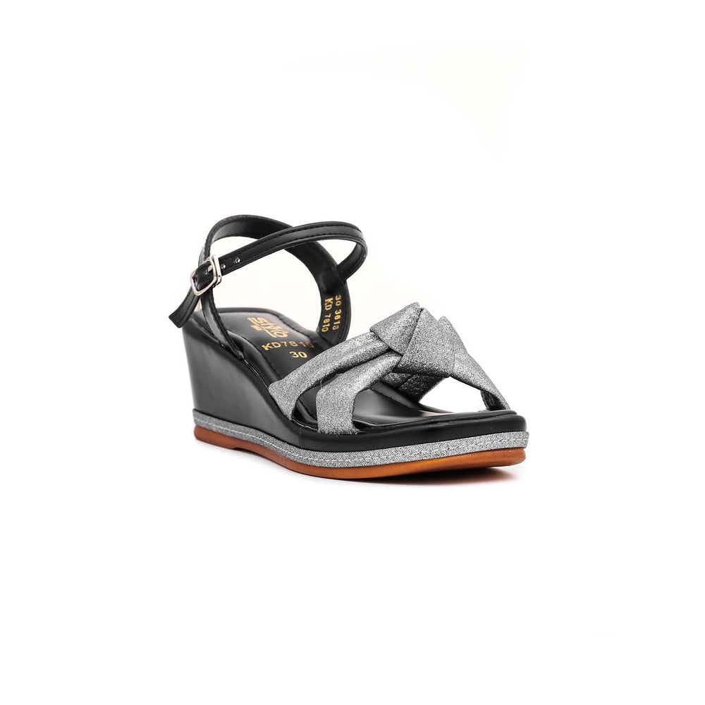 Girls Black Fancy Sandal KD7810