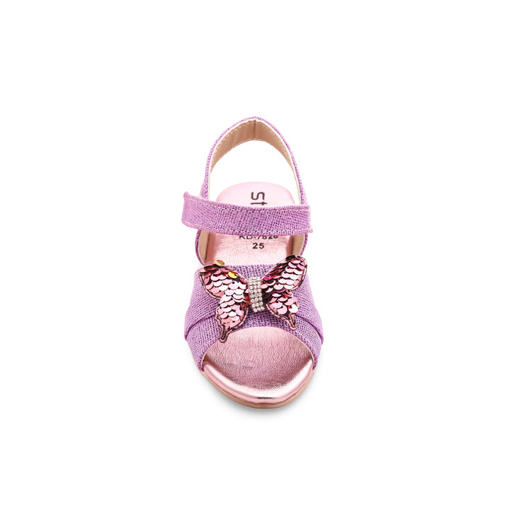 Girls Purple Fancy Sandal KD7826