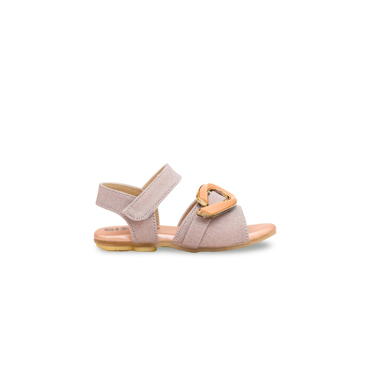 Girls Champagne Fancy Sandal KD7827