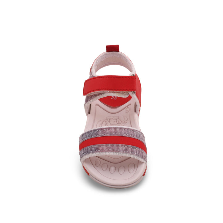 Girls Red Casual Sandal KD7874