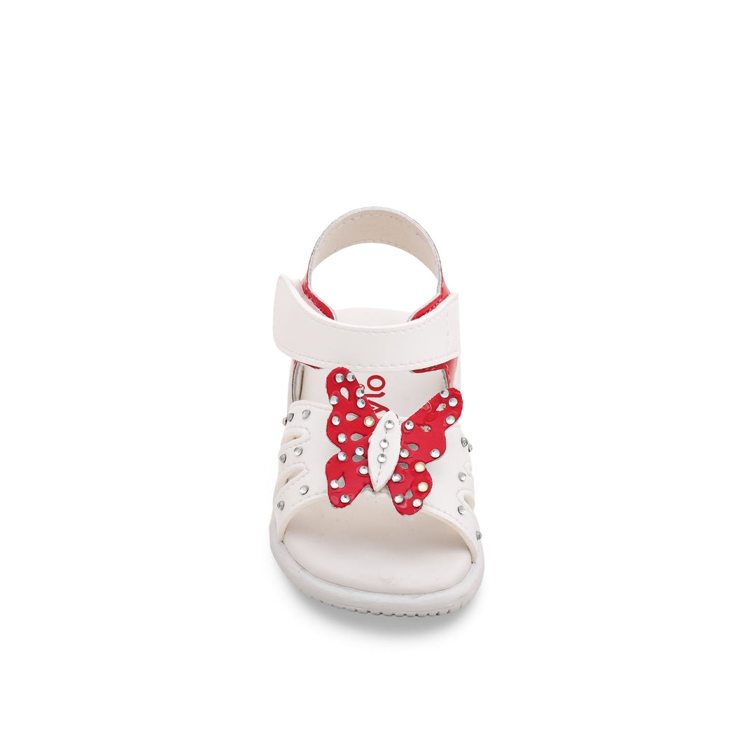 Babies White Casual Sandal KD7952