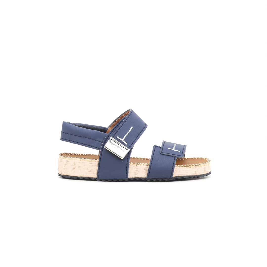 Boys Navy Formal Sandal KD9289