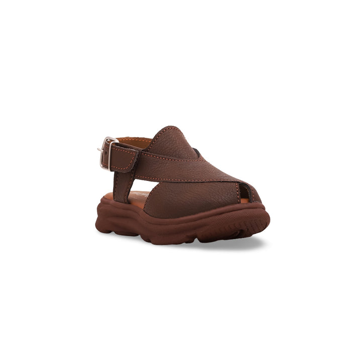 Boys Coffee Peshawari Chappal KD9444