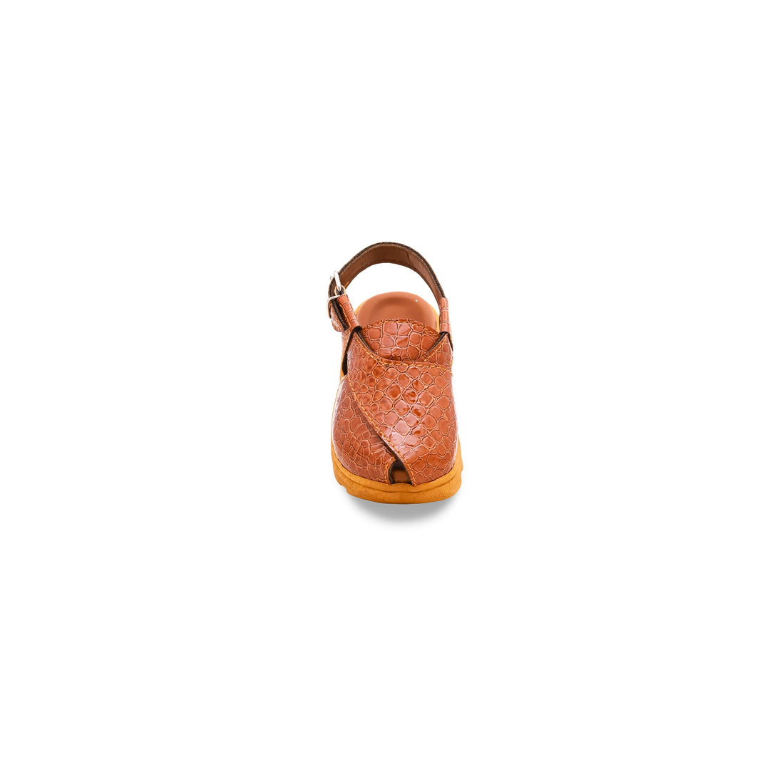 Boys Mustard Peshawari Chappal KD9458