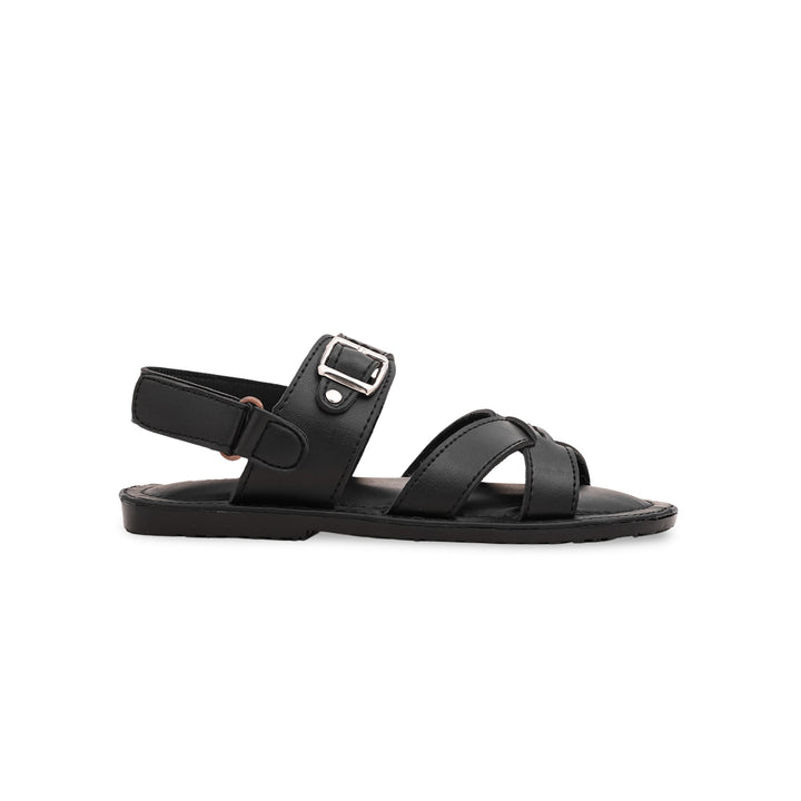 Boys Black Formal Sandal KD9473