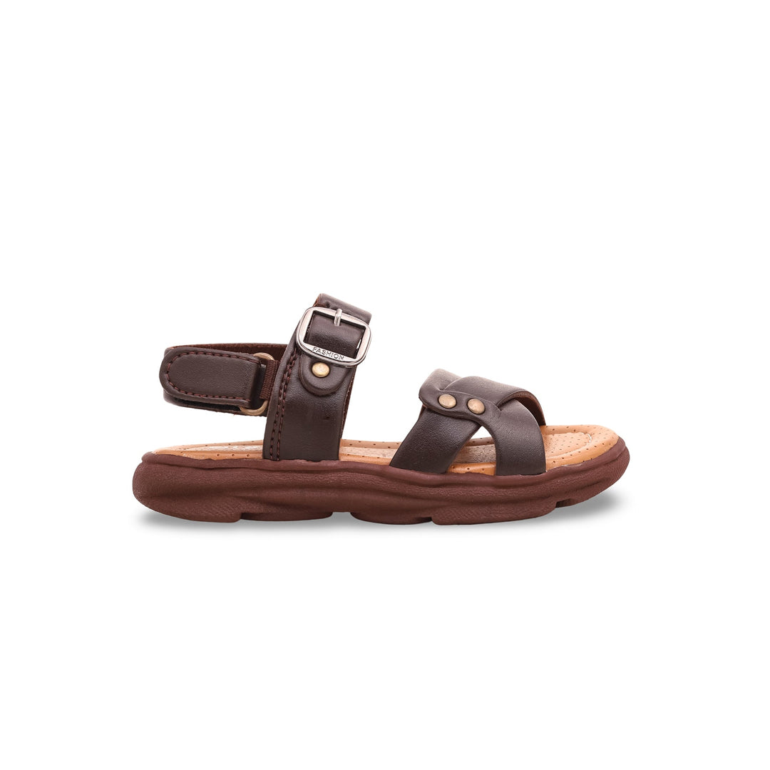 Boys Coffee Formal Sandal KD9488